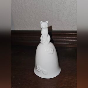 White Cat Vintage Desk Bell
